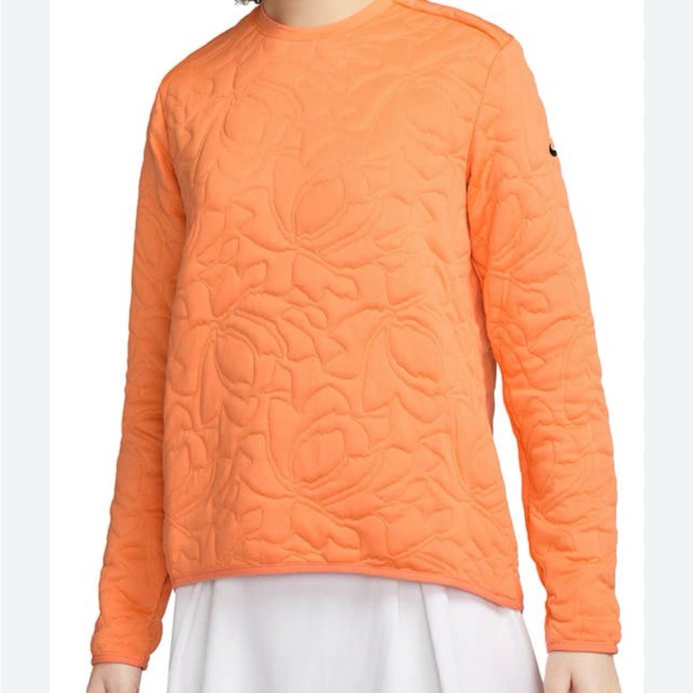 Dri-FIT Long Sleeve Floral Jacquard Mid Layer Top
